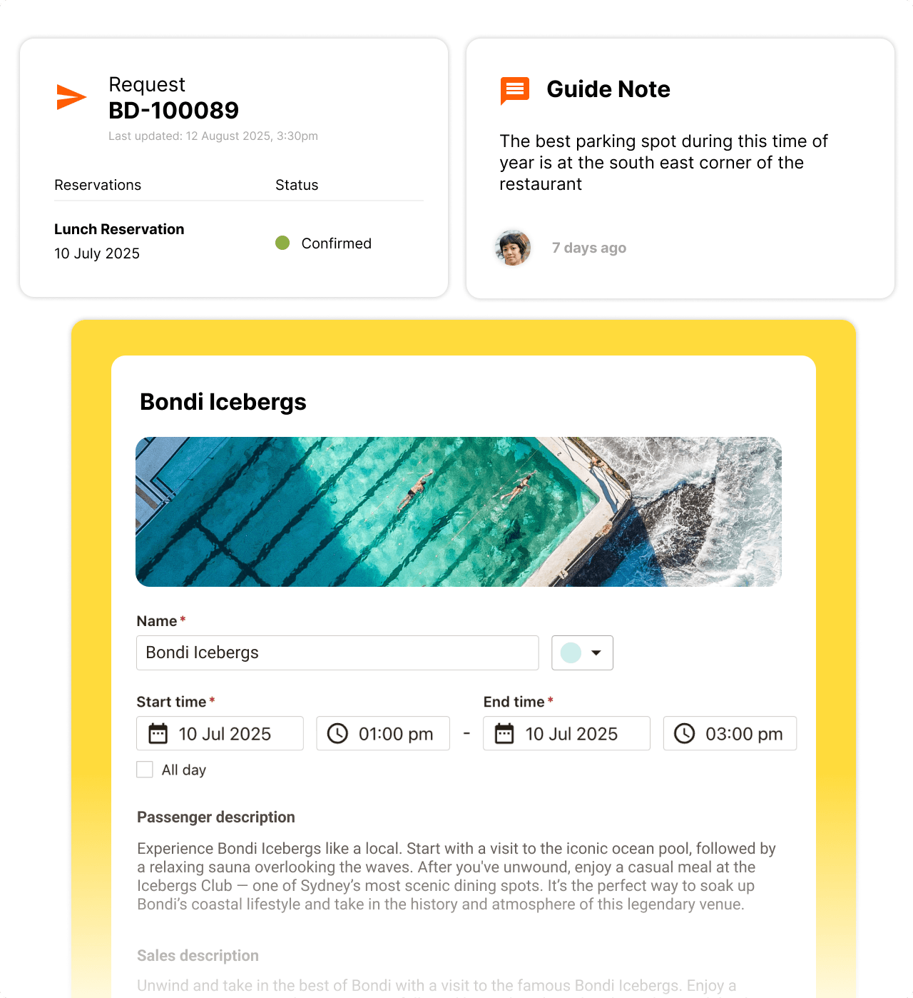 Fieldbook service and supplier library
