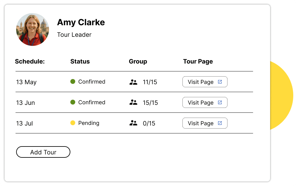 Staff + guide management in Fieldbook